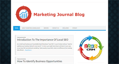 Desktop Screenshot of marketingjournalblog.com